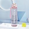 Large Capacity Portable Sports Water Bottle with Straw