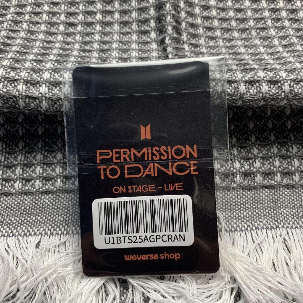 [USED] Exclusive BTS P.T.D STAGE-SEOUL GLOBAL trading card