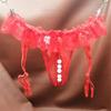 Κόκκινη Δαντέλα Μέχρι τον Μηρό Γυναικείες Σέξι Διαφανή Εσώρουχα Ελαστική Ζαρτιέρα Για Κάλτσες Γυναικεία Ερωτικά Εσώρουχα