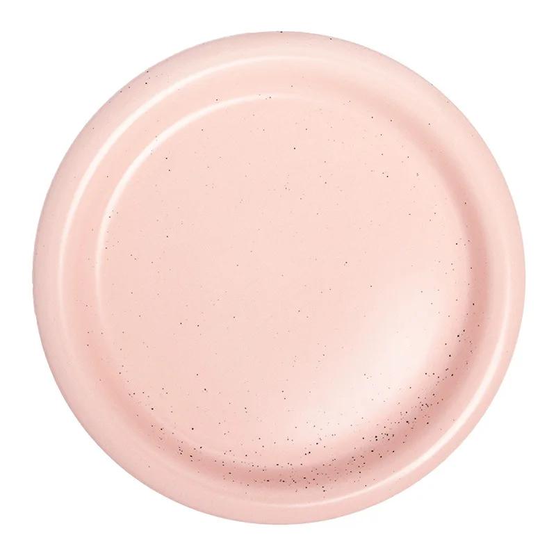 Macaron Color Plate Small Fresh Ceramic Round Plate Breakfast Plate Salad Plate Fruit Plate Dinner Plate Western Food Plate