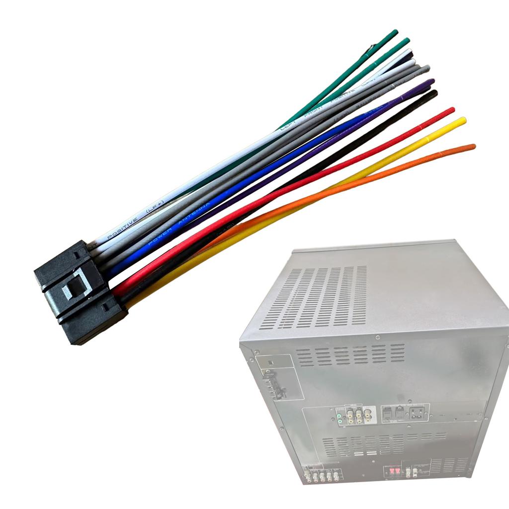 16 PIN Plugs Connect Wiring Harnesses Cable Radio Multimedias Player Car Sockets Modification