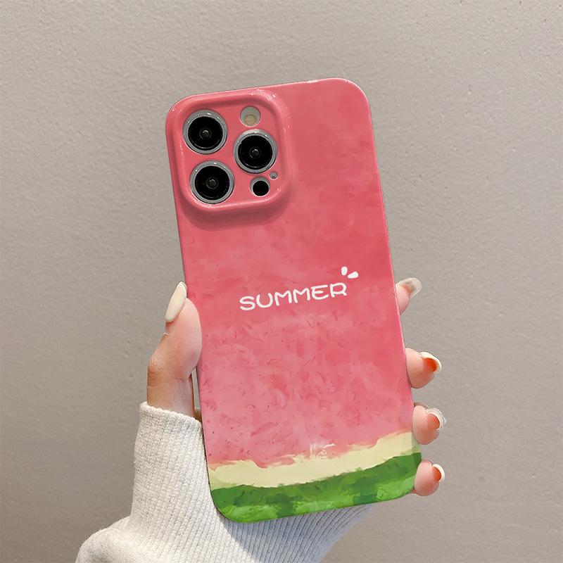 

Watermelon for IPhone 13 Phone Case for Apple 15promax Summer 14 Creativity 12 Small Freshness 11 High-end Feeling For iPhone 17PROMAX