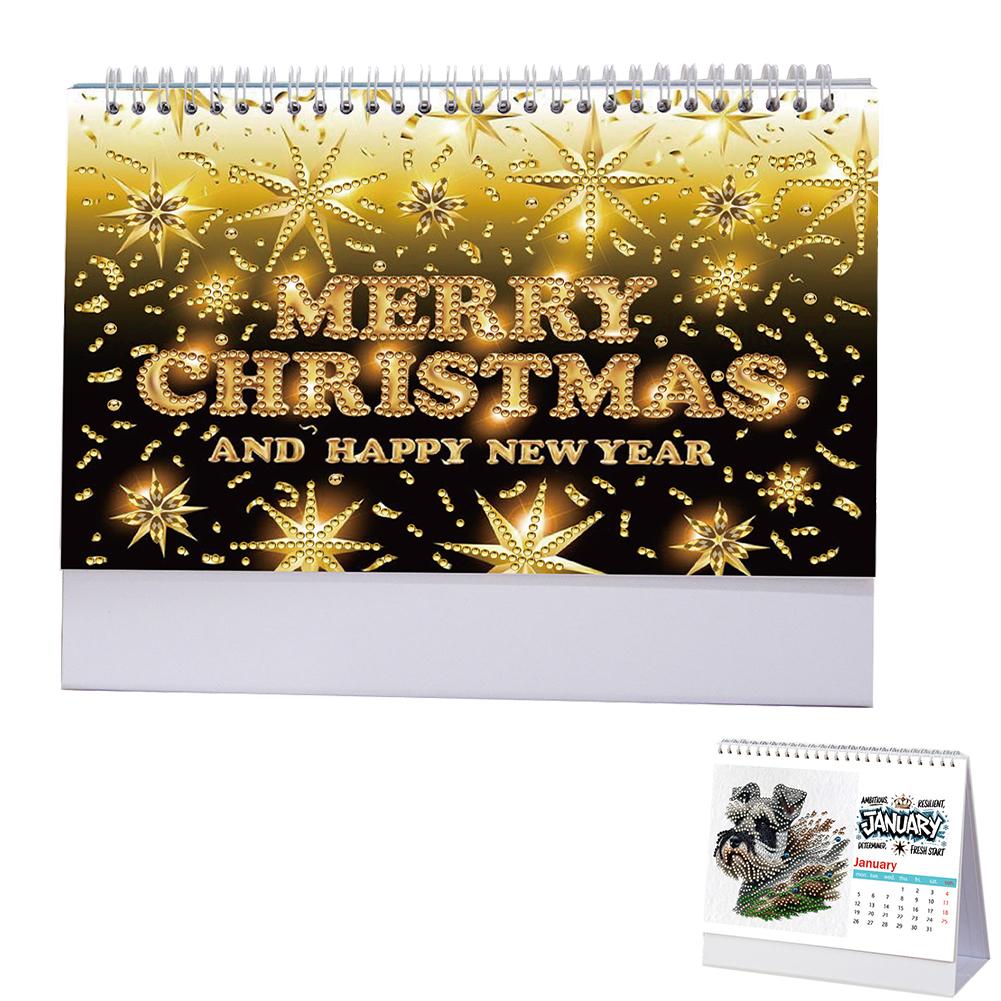 Diamond Painting Calendar Set 2026 Calendar DIY Diamond Painting Art Kit DIY Diamond Art Desk Calendar for Home Office