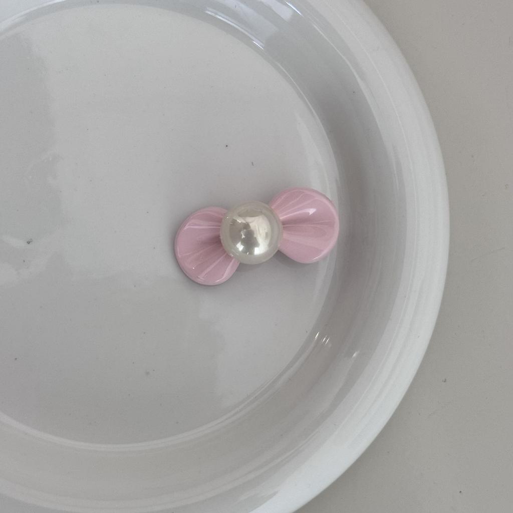 Mini bow korean accessories hair pins and clips bow for girls women pearl  fairy kpop sweets Kawaii Cute leading fashion new