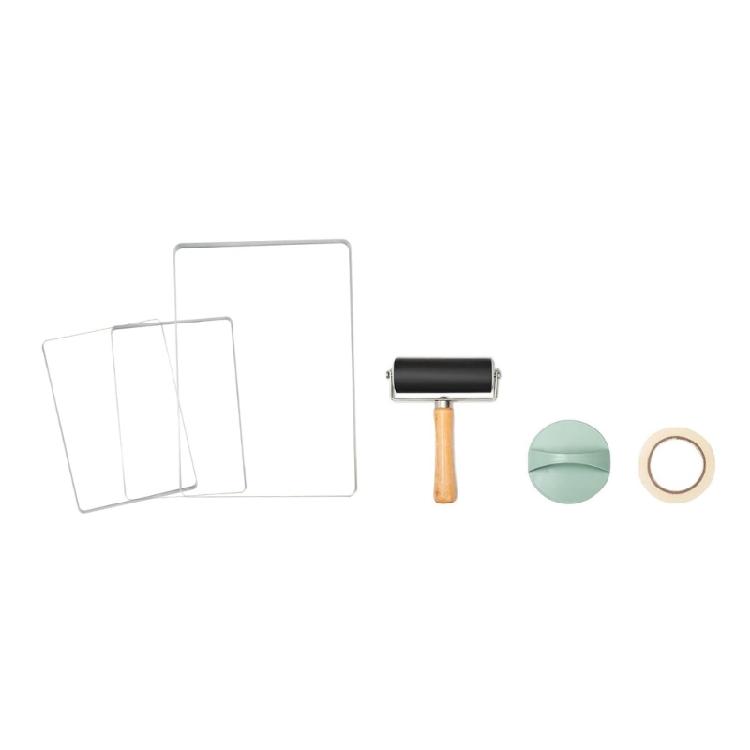 

Gel Printing Plates And Roller Accessory For Various Craft Applications 1