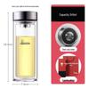 Heenoor Double-Layer Glass Tea Infuser Bottle