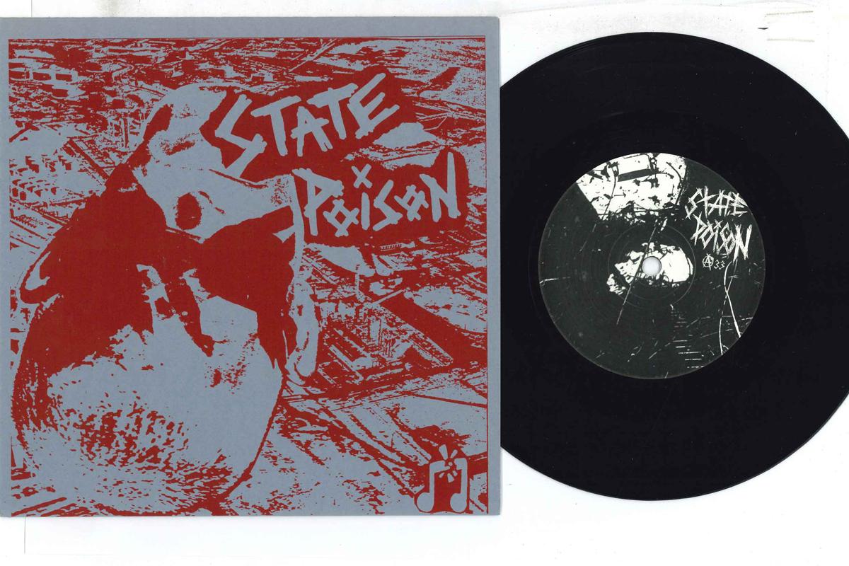

7inch Record STATE POISON - State Poison BEF05 KICK ROCK 2009 France Rock Used