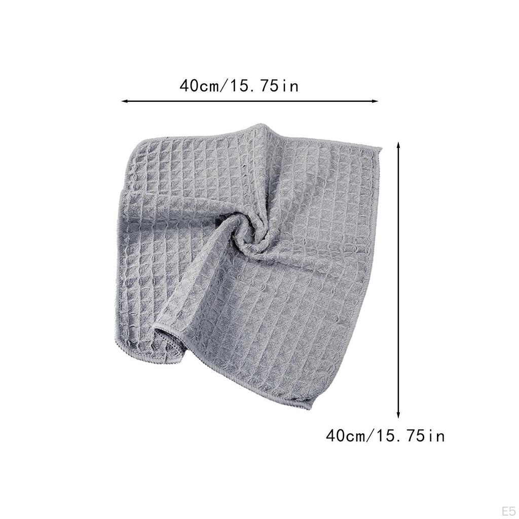 Microfiber Cleaning Cloth Car Wash Washable Soft Washing Dishes Square Dish Towel
