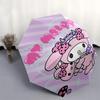 1pc My Melody Automatic Opening/Closing Umbrella with Portable Tri-Fold Design, 8-Bone Iron Frame, Outdoor, Perfect Gift for Fans, Travelers, Daily Us