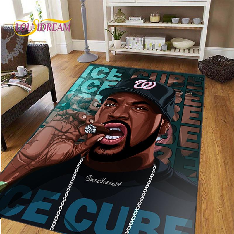 Music Star Rectangle Hip-Hop Carpet for Living Room Bedroom Rug Kitchen Kids Door Unslip Floor Mats Gift Photography Props Rug