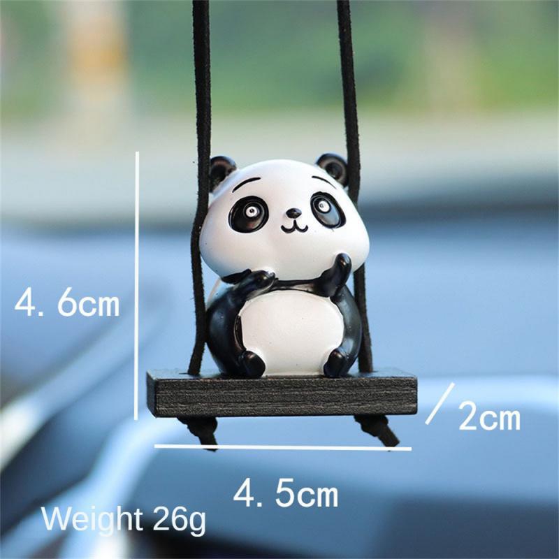 Panda Car Accessories Beautiful And Practical Creativity Home Decorations Panda Pendant Repeated Use Panda Household Products