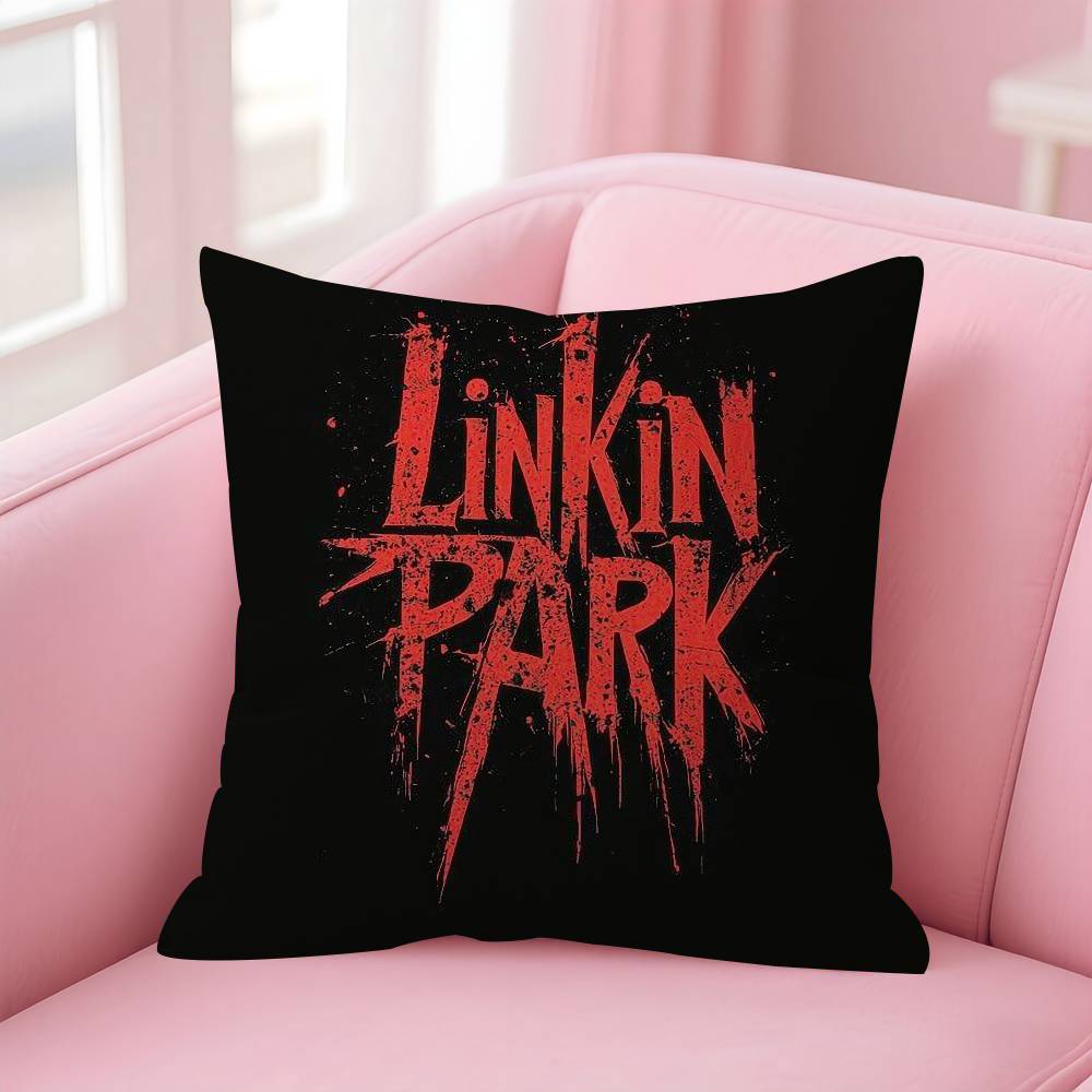 

Llinkin Ppark Heavy Metal Band Cushion Cover Car Throw Pillow Case For Sofa Car Christmas Gift 40x40cm 45x45cm 30x30 cm