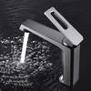 Bathroom Basin Faucet Black Chrome Brass Single Handle Hot And Cold Water Mixer Sink Tap Deck Mounted Luxury Lavatory Tap
