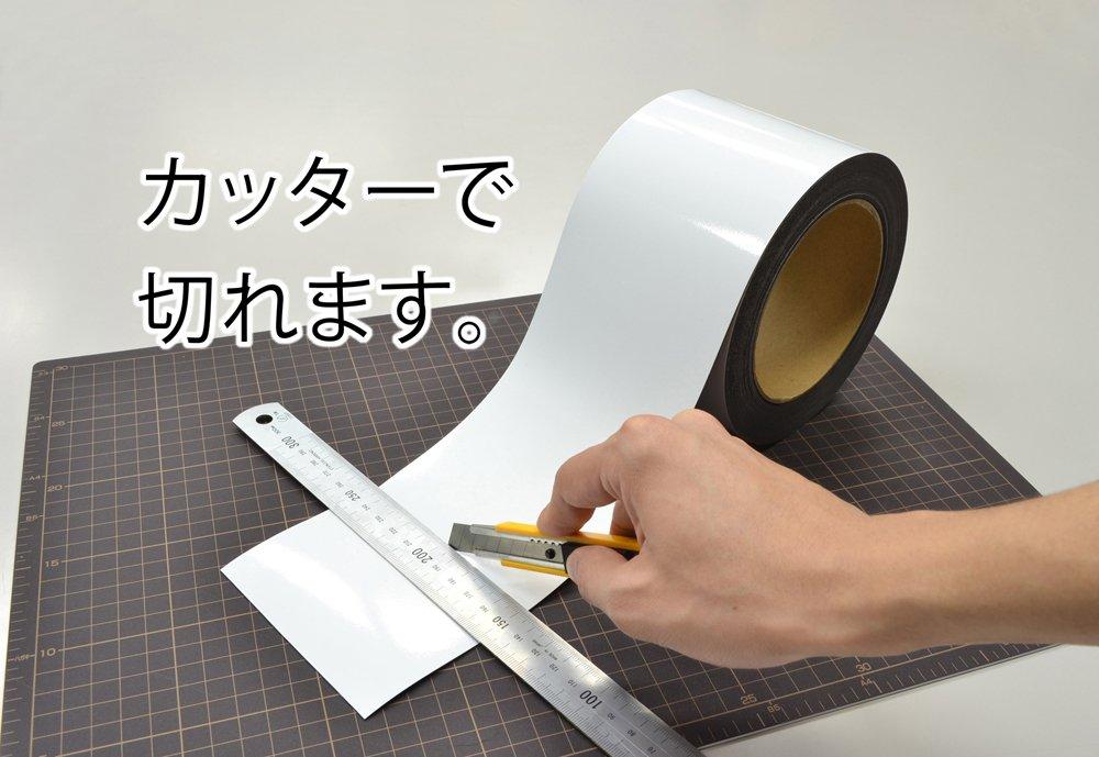 Magnetic 100mm x Glossy White Mag-Ex Roll, Color, 10m, MSGR-08-100-10-W,