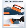 SINGARO Ice Scraper And Snow Brush For Car Windshield, Snow Scraper For Car, Snow Winter Car Necessities, Multi Functional Car Snow Removal Tools,