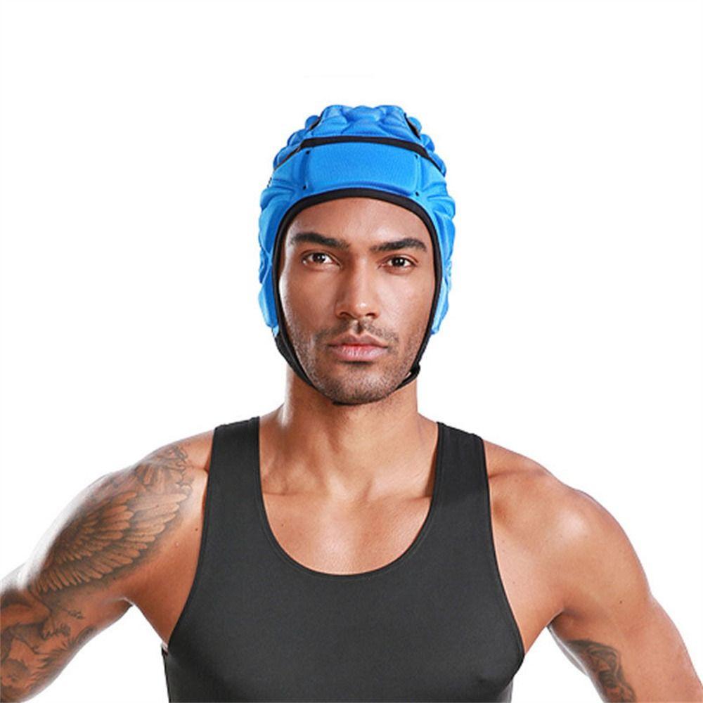 Shockproof Soft Helmet Adjustable Football Helmet Football Headguard  Kids Outdoor Sports