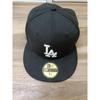 Used New Era 59FIFTY LA Dodgers Cap Black 7 3/8
