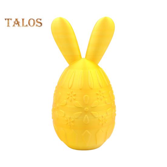 

Пасхальное яйцо кролика, напечатанное на 3D-принтере, скрученное яйцо с ушками кролика, цветная коробка для яиц кролика для пасхальных весенних украшений, подарков для вечеринок в школе F