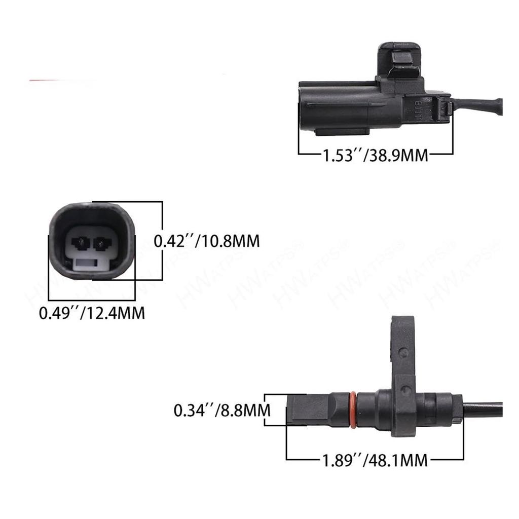 ABS Wheel Speed Sensor Anti-Lock Brake Sensor for Toyota Alphard Vellfire 2008-2015 Estima 2006-2016