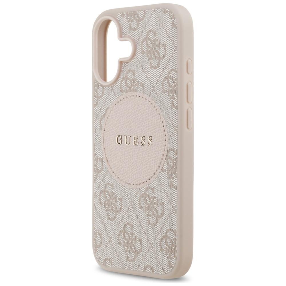 Etui Guess 4G Circle Classic Logo        Magsafe Do Iphone 17 Różowy