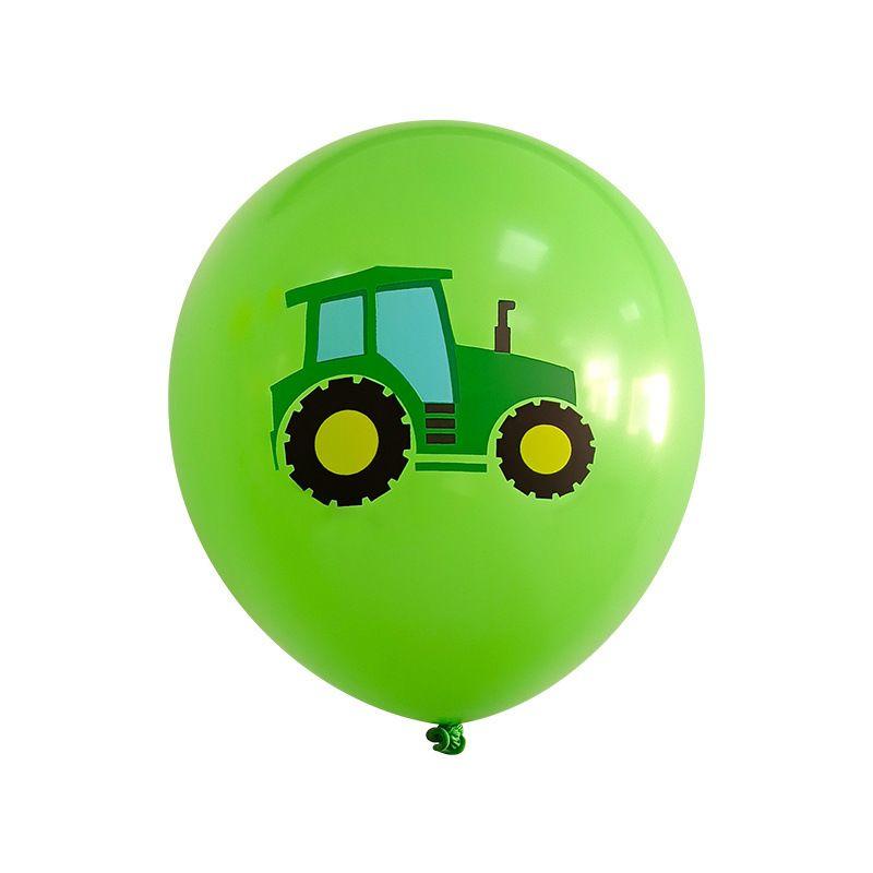 Traktor Zug Aluminiumfolienballon Set, Kinder Erster Geburtstag Party Dekorationszubehör