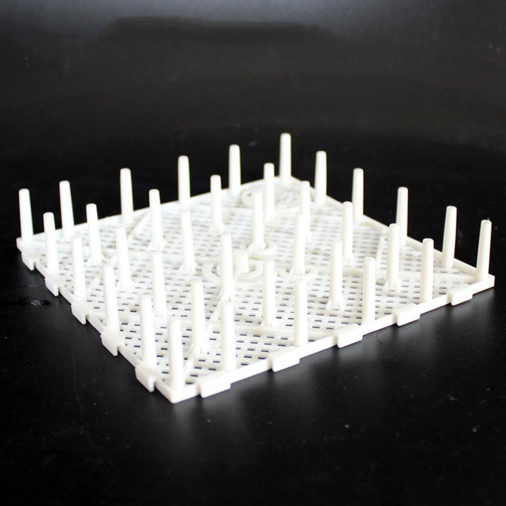 Fishbowl Bottom Filter Plate Ultra-dense Mesh Flexible Combined Splicing Design Clapboard Convenient Filtration Tool For Aquarium