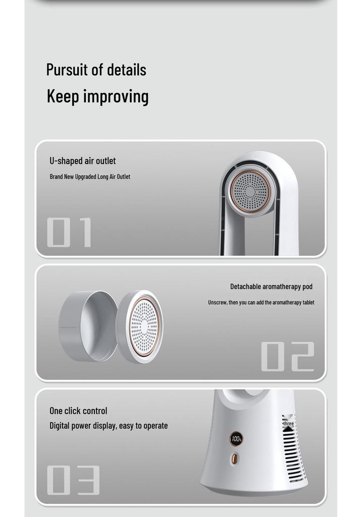 Cross-Leaf Desktop Electric Fan for Dorms and Homes