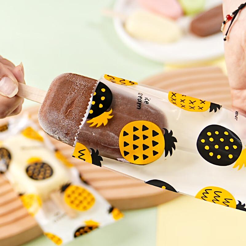 Bolsas gruesas para hacer paletas de helado caseras estilo inglés dorado