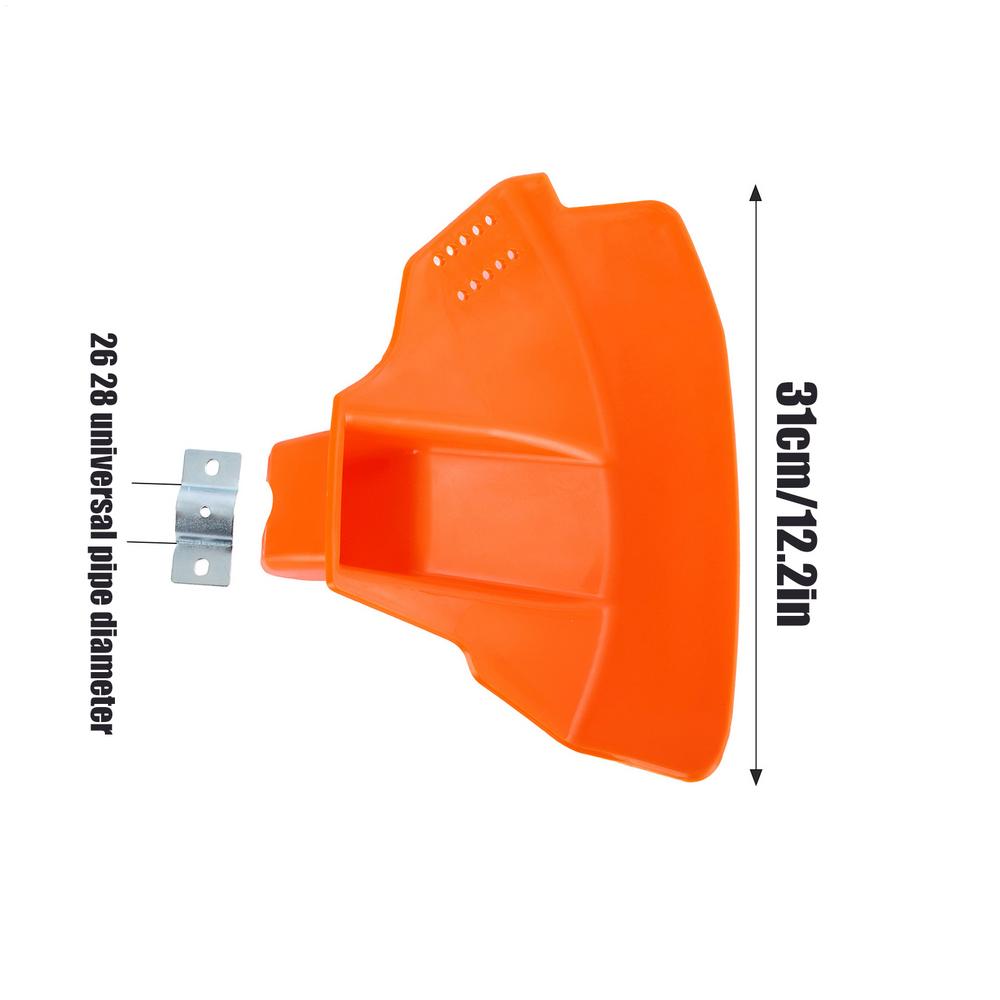 Trimmer Guard Grass Trimmer Guard Protection Cover Garden Repair Maintenance Strimmer Shield Parts For 26-28mm Tube Diameters