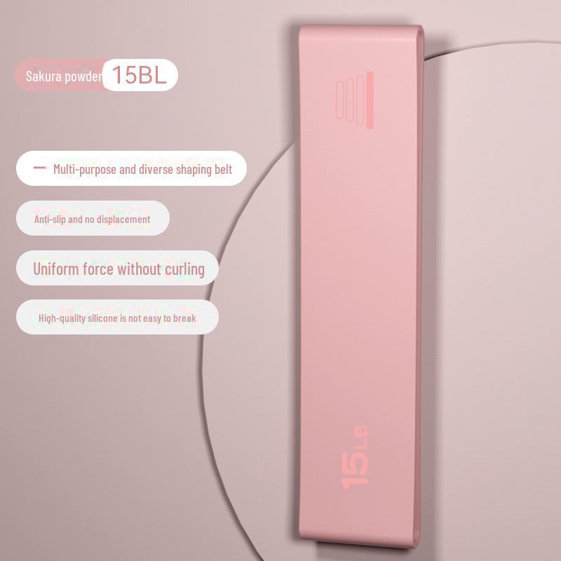 Silicone Elastic Yoga Resistance Band for Home Fitness, Exercise, Squats, and Dance.