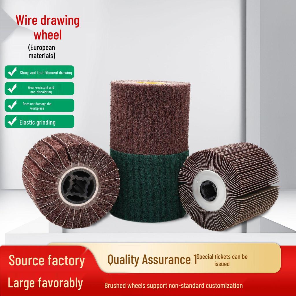 European Stainless Steel Fiber Polishing Wheel - Nylon Wool & Grinding Cloth Disc