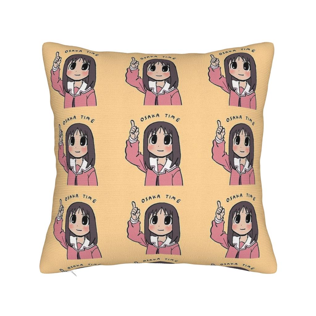 Pillow Case Osaka Azumanga Daioh Peeker Design Pillow Cover For Living Room Chair Retro Trendy Pillowcases