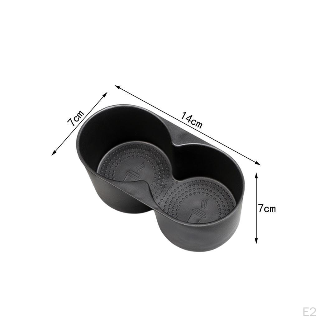 EV Car Center Console Cup Insert Interior Accessories Washable Replacement Beverage Storage