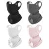 UPF50+ Summer 3D Women UV Protection Neck Scarf Ice Silk Face Mask Sun Proof Sunscreen Dustproof for Outdoor Sports Cycling
