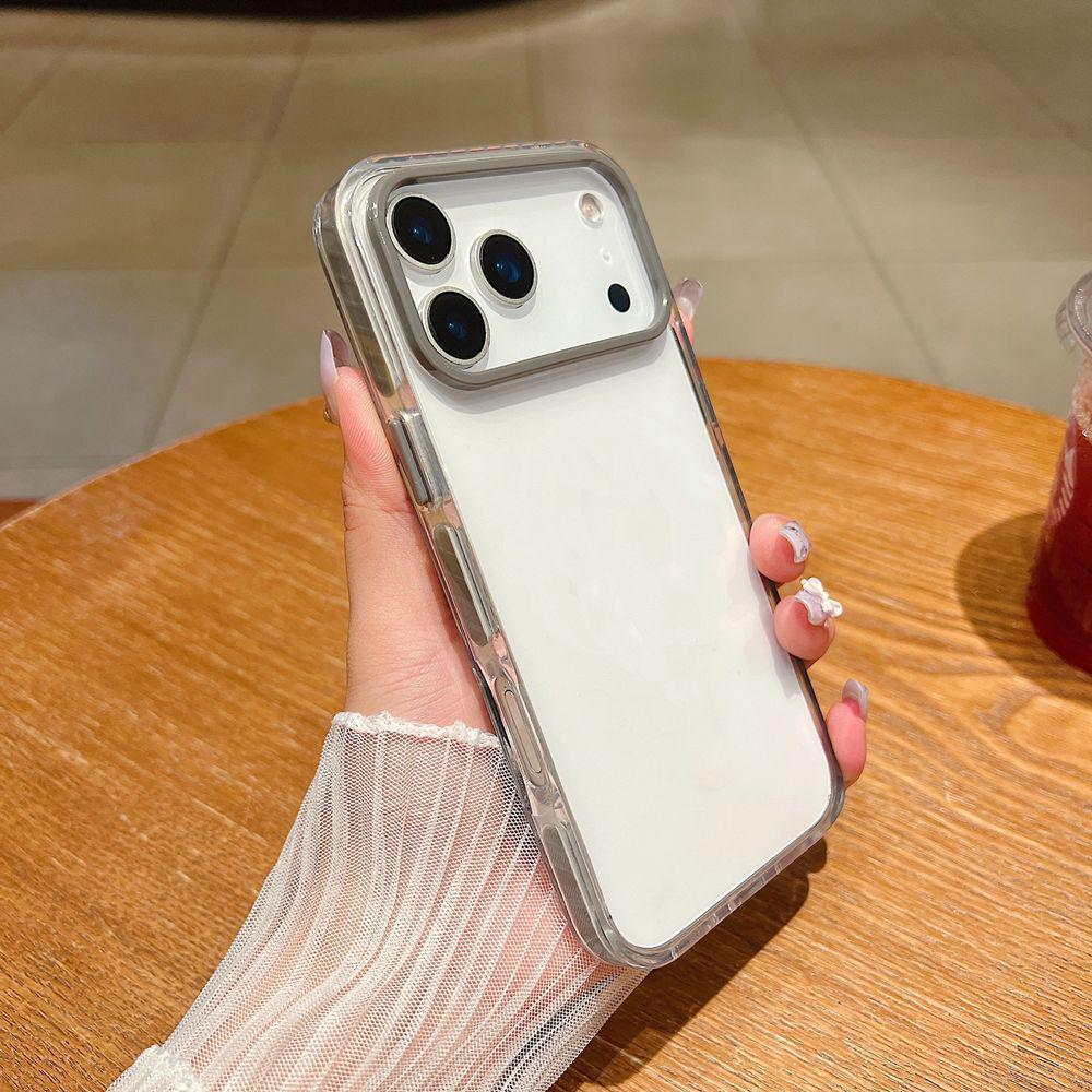 

Versatile DIY Dual-Color Acrylic Phone Case with Back Card Holder for iPhone 17PM/16PRO/15PM/14 iPhone 16