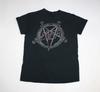 2016 Slayer Shirt Thrash Metal Band Distressed Women's Tee Medium