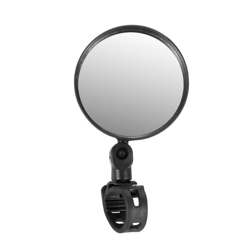 1PC Bicycle Rearview Mirror Convex Mirror Wide-angle Bicycle Reflector Mountain Bike Rearview Mirror чёрный