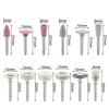 12Pcs Mixed Grinding Heads Set Silicone Abrasive Tips for Rotary Tool High Precision Polish On Metal Wood Jewelry Crafts