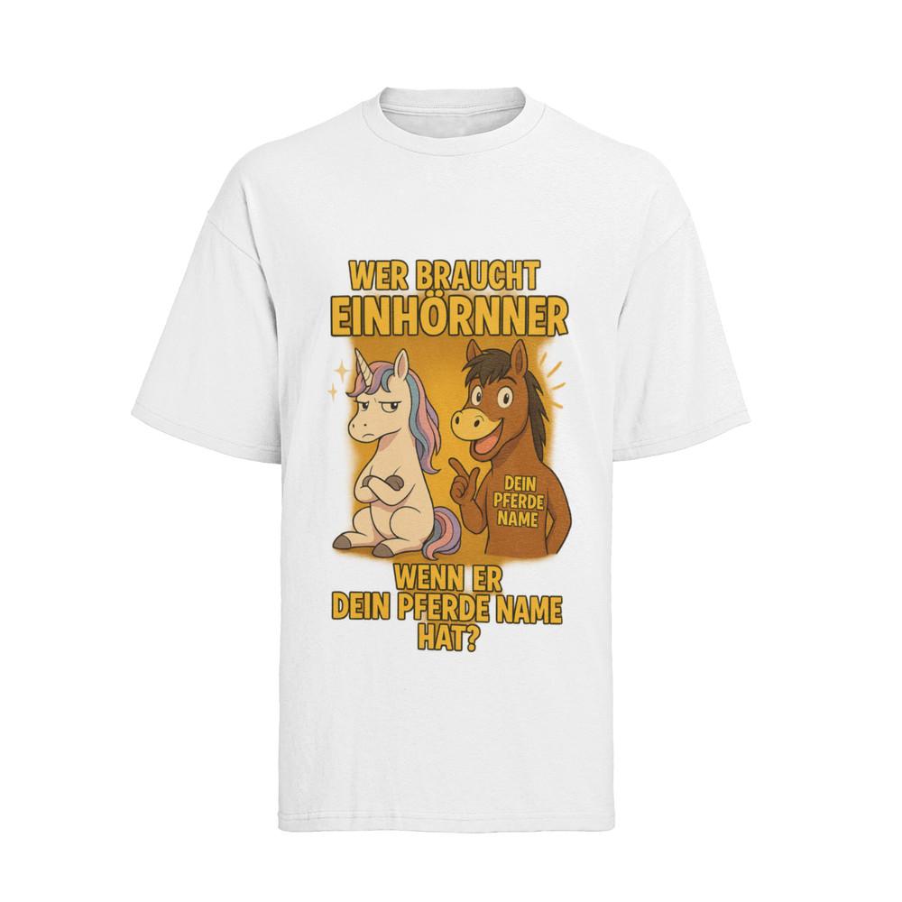 

Personalisiertes Pferde Reiten Geschenk Pferdename Damen Shirt Oversize 2XL