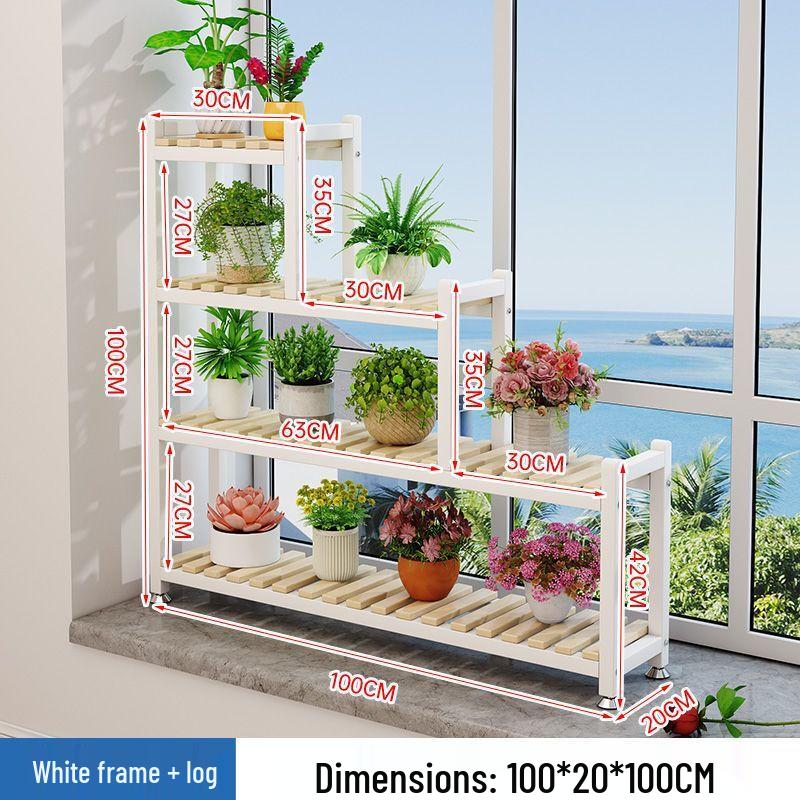 Balcony Multi-layer Iron Flower Stand