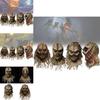 Humorous Brown Latex Old Man Mask Ideal For Halloween Costumes And Parties
