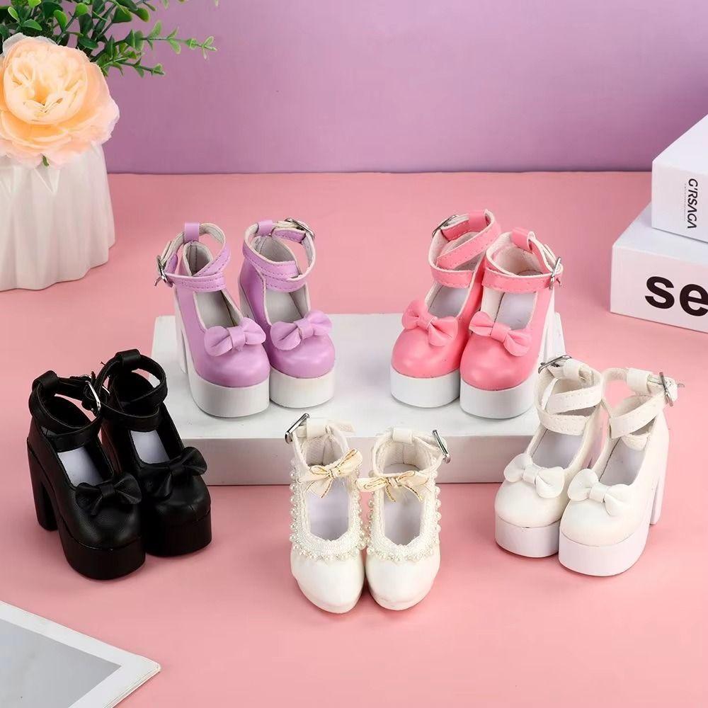 PU Leather 60cm Doll Shoes Causal Wear 1/3 Doll Shoes Kids Toy Doll High Heel Shoes  Girls Gift