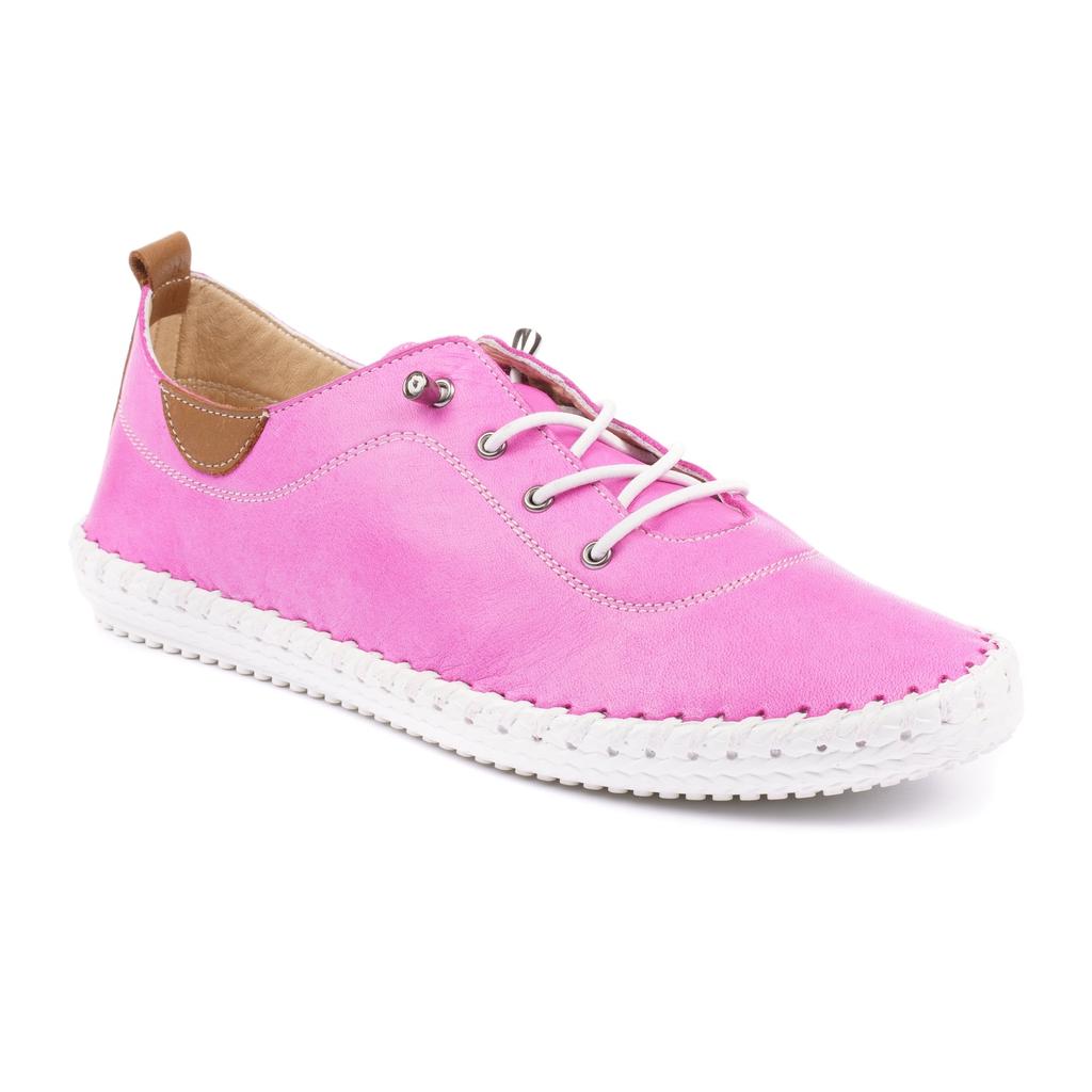 Lunar Damen St Ives Leder-Plimsolls