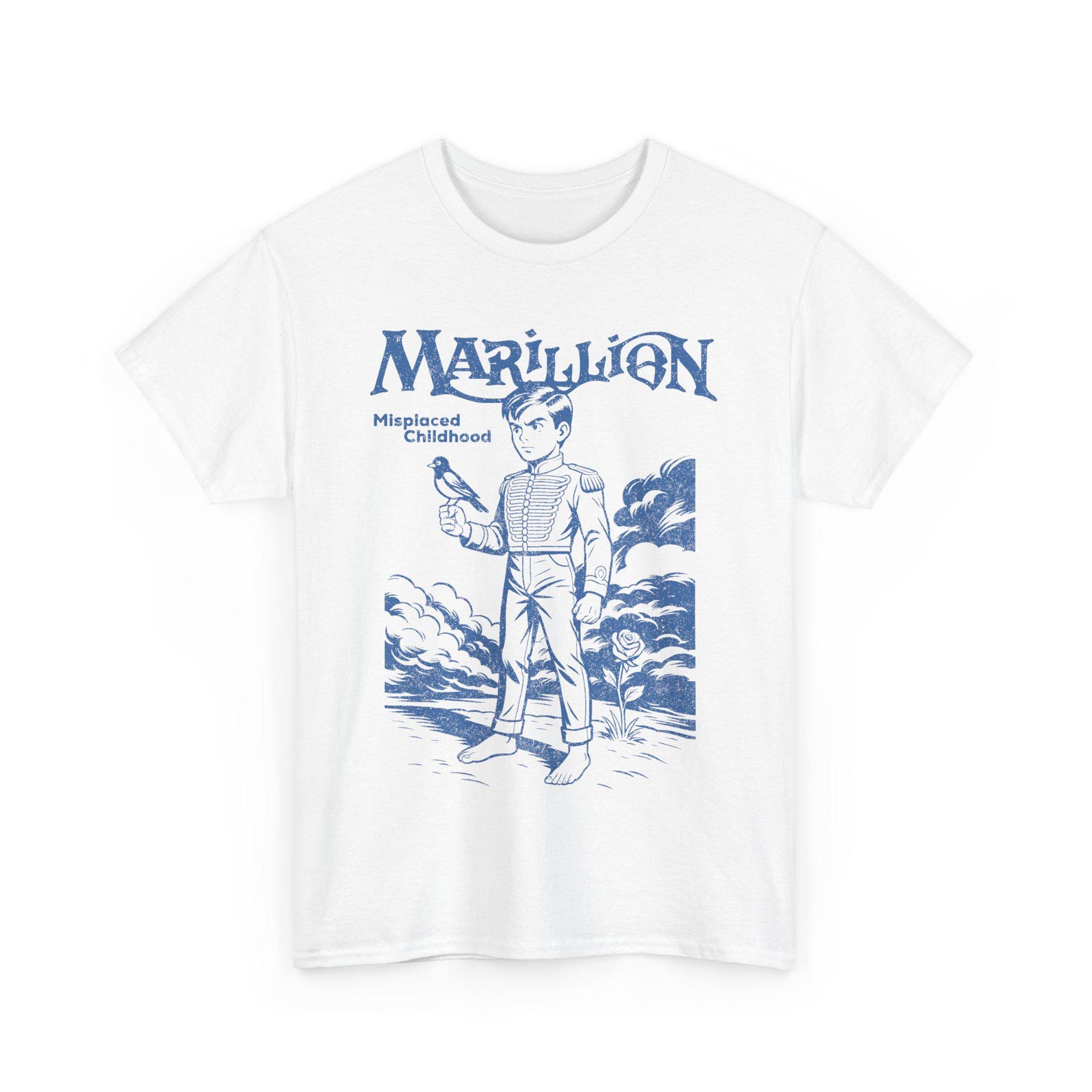 Marillion Misplaced Childhood Graphic Tee, Retro Band T-Shirt S
