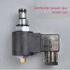 Hydrauliczny zawór elektromagnetyczny nabojowy gwintowany 2-pozycyjny 2-drogowy normalnie zamknięty DHF08-220H LSV08-2NCP-M DC12V/DC24V/AC220V 250bar