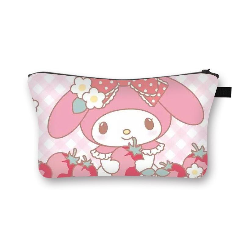 2023 Summer New Style Sanrio Cute Sweet Girl Makeup Bag Cartoon Student Storage Bag Wholesale