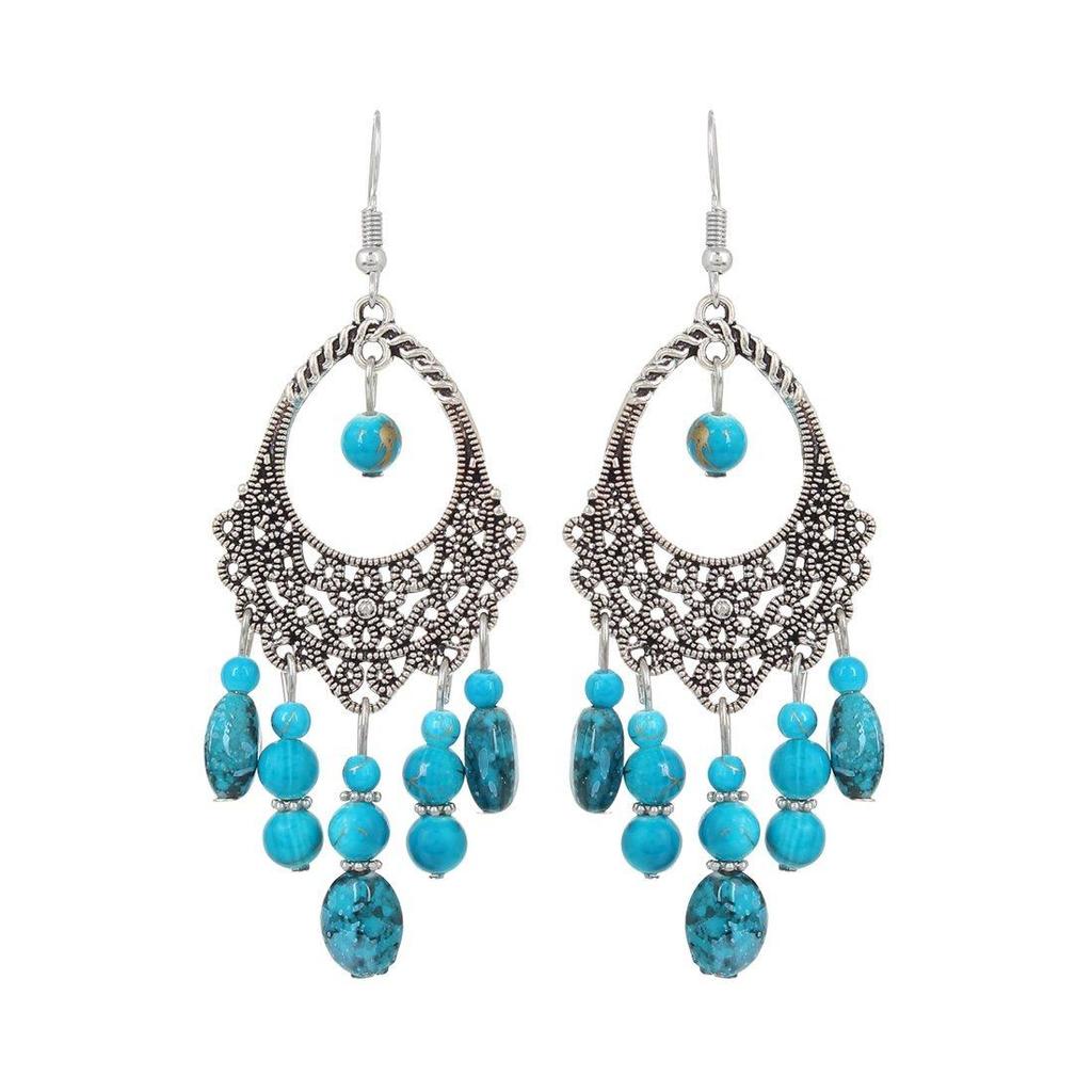 Latest Bohemian Oxidized Silver Earrings For Women & Girls