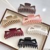 Korean Style Acrylic Solid Color Hair Clip Women's High-end Fashion Shark Clip Hair Accessories