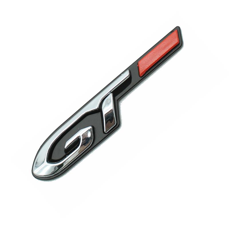 Auto 3D Metall GT Logo Körper Stamm Emblem Abzeichen Aufkleber Aufkleber für KIA K3 K5 Sportage Peugeot 206 207 208 301 508 2008 3008