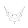 Y2K Shiny Star Waist Chain: Multi-layer Pants Chain with Unique Design for Trendy Girls